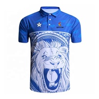 Colorant de haute qualité sublimé Logo personnalisé Sport Golf Combinaison de couleurs Design Polo T Shirt uniforme pour les hommes