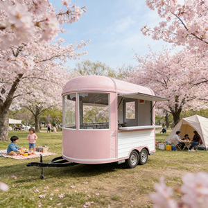 Electric Self-Driving Food Cart Eco-Friendly Mobile Beverage Snack Vending Cart - Product Image 1