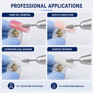 Brocas cónicas para uñas de 2,35mm de alta calidad, precio de fábrica para manicura y pedicura, eliminación eficiente de Gel para limpieza de cutículas eléctrica - Product Image 4