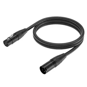 XLR to XLR Microphone Cable Male to Female Mic Cable 3-Pin Shielded XLR Cable for Mic Mixer Recording Studio
