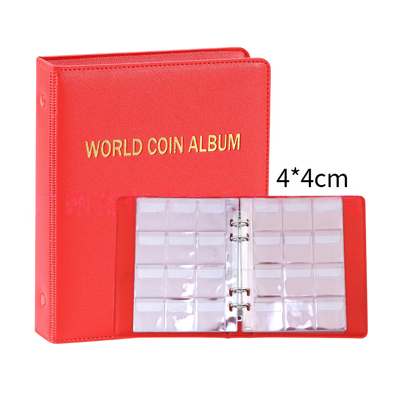 Rojo, 20 páginas, 240 unidades (cuadrícula grande de 4 * 4 cm)