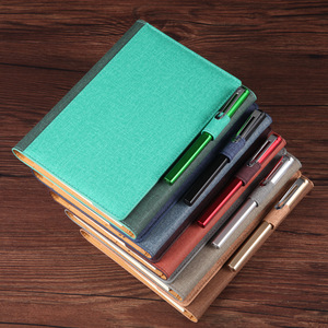 Đơn giản văn phòng kinh doanh xoắn ốc ràng buộc lá lỏng lẻo ba lần máy tính xách tay Bộ Quà Tặng in dòng - Product Image 2