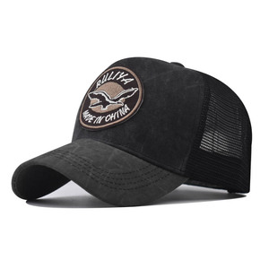 Nouvelle casquette de baseball brodée d'oie classique filet respirant casquette extérieure confortable lavé vieille casquette - Product Image 5
