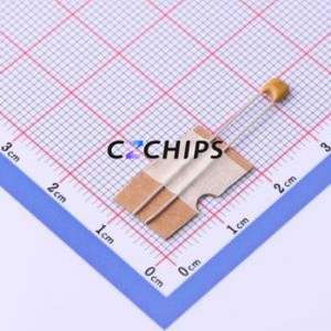 Condensador Cerámico Monolítico (MLCC) de Orificio Pasante (THT) K220J15C0GH5TL2, Componente de Orificio Pasante, P=2.5mm 22pF 5% 100V C0G - Product Image 1