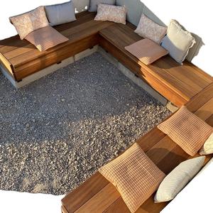 Vente en gros de canapés de jardin en teck extérieur en <span class=keywords><strong>bois</strong></span> de teck naturel véritable pour villas - Product Image 2