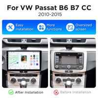Sistem Radio Mobil Cerdas Junsun 10" Untuk VW Volkswagen Passat B6 B7 CC 2010-2015 Sistem Navigasi Mobil Pintar