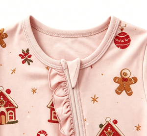 Tutina neonato con volant e cerniera, per bambina, ideale per le feste - Ingrosso - Product Image 2