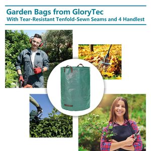 Sac à feuilles de jardin, fourre-tout de jardin conteneur de débris Pop-up poubelle d'<span class=keywords><strong>herbe</strong></span> paysage piscine feuilles collecteur 272L - Product Image 3