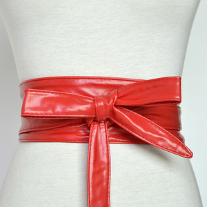Ceintures <span class=keywords><strong>pour</strong></span> femmes en cuir souple avec un large nœud papillon Ceintures <span class=keywords><strong>pour</strong></span> dames Grace <span class=keywords><strong>Ceinture</strong></span> Style <span class=keywords><strong>pour</strong></span> <span class=keywords><strong>robe</strong></span> - Product Image 1