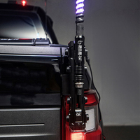 Kit combiné 3-en-1 multifonctionnel pour hayon et base de roue pour Ford Raptor 2021-2026 avec éclairage LED et support d'antenne/drapeau