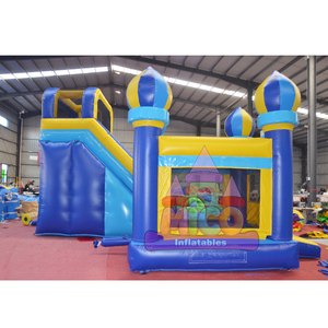 Château gonflable classique avec toboggan aquatique, aire de jeux gonflable en PVC de qualité commerciale, château gonflable pour enfants - Product Image 4