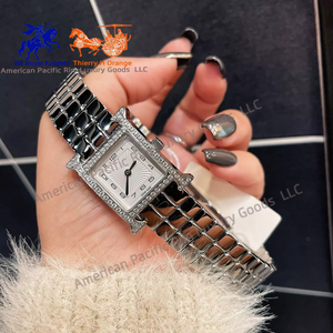 Reloj de Plata de Lujo Marca H, Personalizado, de Alta Calidad, con Movimiento de Cuarzo, Esfera con Agujas, Diseño Ejecutivo y Elegante, Correa de Cuero Genuino Ronda - Product Image 3