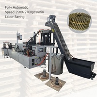 Machine automatique haute vitesse pour la fabrication de clous en bobine, 2500 pièces par minute, avec collateur de fils pour la fabrication de palettes aux États-Unis et en Europe