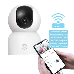 IP Camera for Home Facial Recognition and Intelligent Pan & Tilt Function for Smart Security CCTV Surveillance Camera