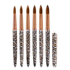 Cọ vẽ móng tay lông chồn Kolinsky cao cấp, kích thước tròn từ 10 đến <span class=keywords><strong>20</strong></span>, độ cứng từ <span class=keywords><strong>20</strong></span>% đến 100%, kèm nắp, dùng trang trí nail. - Product Image 1