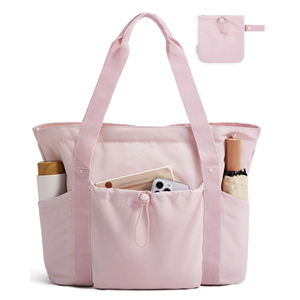 Bolsa Dobrável Minimalista com Cordão em Tecido de <span class=keywords><strong>Nylon</strong></span> Reciclado com Logo Personalizado - Product Image 5