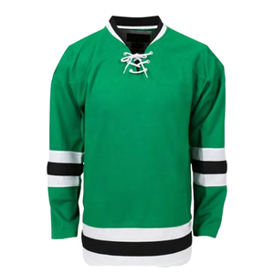 Bán buôn tùy chỉnh thăng hoa Reversible ren lên cổ cổ áo thực hành mặc trống đồng phục Ice Hockey Jersey - Product Image 4