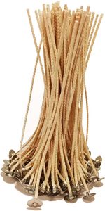 Mechas <span class=keywords><strong>de</strong></span> Algodón Enceradas para Velas, Núcleo <span class=keywords><strong>de</strong></span> <span class=keywords><strong>Cera</strong></span> <span class=keywords><strong>de</strong></span> <span class=keywords><strong>Abeja</strong></span> Natural, Gruesas, para Fabricación <span class=keywords><strong>de</strong></span> Velas DIY - Product Image 3