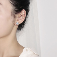 Boucles d'oreilles minimalistes en argent sterling 925 avec pierre de naissance, clous simples en pierres précieuses naturelles pour filles