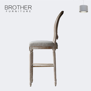 أشياء رخيصة في الصين أفضل الأسعار حار بيع الفرنسية لويس عالية خشب متين طويل القامة كرسي طويل الساق - Product Image 4