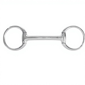 บิตม้าแบบ D-Ring สแตนเลสคุณภาพสูง สำหรับกีฬาขี่ม้า สไตล์สเปน-โปรตุเกส  แบบ Mullen  รับผลิตตามสั่ง ขนาดตามต้องการ ยี่ห้อส่วนตัว รุ่น SKI - Product Image 2