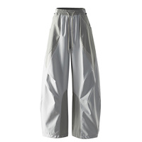 Pantalon de randonnée unisexe, séchage rapide, respirant, polyester/nylon, décontracté, ample, imprimé, couleur contrastée, réfléchissant, imperméable