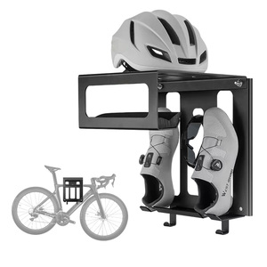 Support mural vélo robuste en acier laminé à chaud capacité 25KG rangement mural pour vélo route et VTT stockage sécurisé - Product Image 2