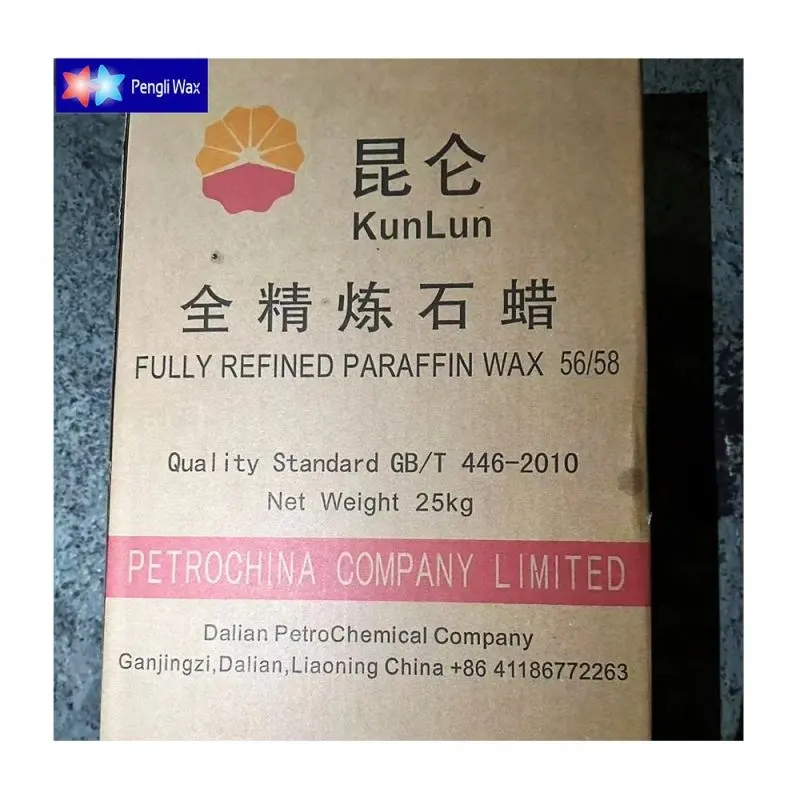 Pengli cera de parafina completamente refinada barata al parafina cera china parafina para hacer velas