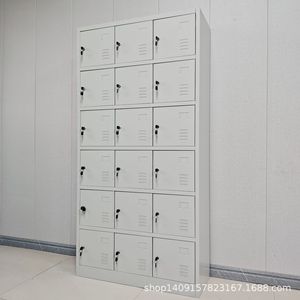 <b>Storage</b> <b>Lockers</b> 18 Doors Metal <b>Locker</b> 6 Layers Standing Type Disassembly <b>Storage</b> Rectangle KL-35 - Product Image 2