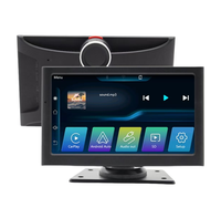 Cámara de Coche con Pantalla Táctil IPS HD de 7 Pulgadas, Navegación GPS Inalámbrica CarPlay, Cámara de Reversa, Pantalla Dividida, Estéreo, USB