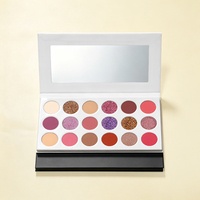 Nouvelle palette d'ombres à paupières scintillantes lumineuses, haute pigmentation, imperméable, pour carnations claires, multicolores, logo personnalisé
