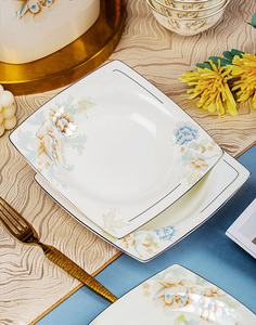 Các Nhà Sản Xuất <span class=keywords><strong>2025</strong></span> Ánh Sáng Mới Sang Trọng Bộ Đồ Ăn Bằng Gốm 56 Bộ Hoa Mẫu Đơn Mô Hình 10 Người Ăn Uống Sáng Tạo Xương Bộ Đồ Ăn Trung Quốc Bộ - Product Image 3