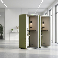 Cabine téléphonique acoustique portable insonorisée pour bureau moderne, pour l'intimité et une station de travail concentrée