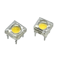 Diode LED F5 blanc froid intégrée Zener 80° 5mm 6000-7000K 0.5W pour éclairage automobile, bus et camions