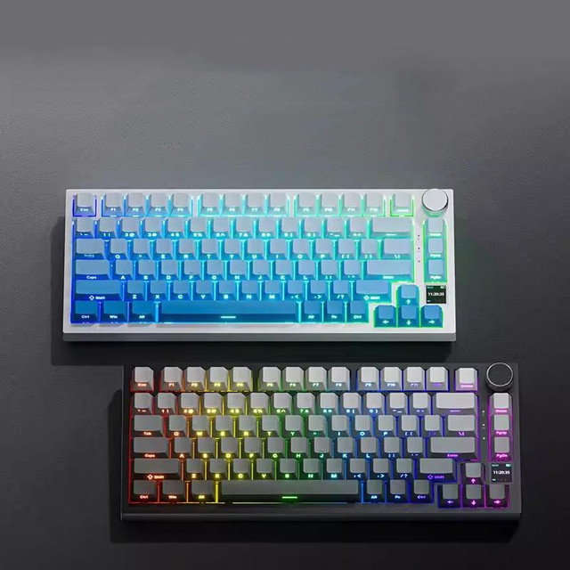 AK820 Pro Side Engraved Magnetic Switch RGB Gaming Wired/Wireless Mechanical Keyboard Customized 75% Layout Gasket Structure