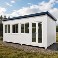 Unité de classe mobile préfabriquée avec fenêtre large pour bâtiment scolaire temporaire