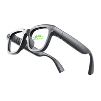 Lunettes Intelligentes avec Écouteurs Intégrés, Double Caméra, Traduction en Temps Réel, Contrôle Tactile/Vocal/Gestuel pour Appels Audio, Photo IA