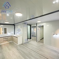 Yaşa Hazır 40Ft 20Ft Prefabrik Genişletilebilir Konteyner Ev 1 2 3 4 5 Yatak Odalı Bahçe Banyolu Mobil Ev Kabin