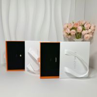 Boîtes rigides pour pierres précieuses avec poignée, personnalisées, imprimées, emballage cadeau de luxe blanc pour bijoux, montres, boucles d'oreilles, colliers, promotion, tiroir