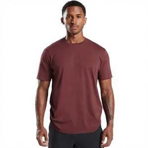 <b>Spot</b> Supply 100% COTTON Solid Short Sleeved Sports <b>T</b>-<b>shirts</b> for Men's Casual Fashion Regular Fit Breathable Quick - Product Image 5