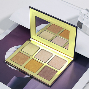 <span class=keywords><strong>Iluminador</strong></span> de Diamante de Lujo, Polvo Compacto para Sombrear, Alta Pigmentación, Larga Duración, Marca Privada, Paleta de 6 Colores para Rostro y Cuerpo - Product Image 2