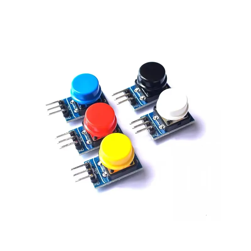 新しいブルーボード電子ビルディングブロックビッグキーモジュールボタンモジュール5色セット