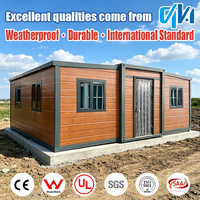 Maisons conteneurs extensibles de luxe modernes en acier 20/40 pieds, 3 chambres, mini-maisons portables, villas préfabriquées, hôtels à panneaux sandwich