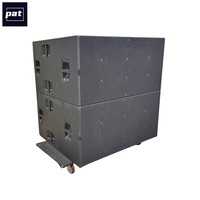 Caisson en bois B22 pour double subwoofer 18 pouces, structure Maze, boîtier de subwoofer, enceinte vide