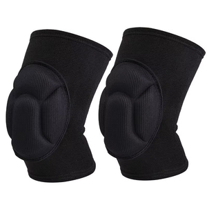 Genouillères en nylon respirantes anti-collision pour le sport en salle, le basketball, le football, la danse, le yoga, le ballet – Attelle de sécurité - Product Image 1