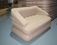 Matelas Gonflable Portable Moderne Automatique pour Salon, Canapé Gonflable Pliable