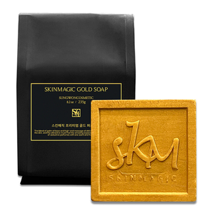 Jabón perfumado coreano de lujo con oro para suavizar la textura áspera y irregular de la piel - Product Image 1