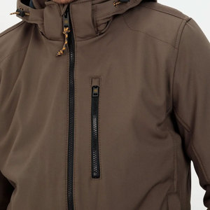 Veste Softshell Homme Nouvelle Collection Style Urbain Respirant avec Fermeture Éclair – Veste Softshell Hiver Col Montant Haute Qualité - Product Image 5