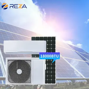 Ar Condicionado solar híbrido AC DC 48V para montagem na parede, preço barato, 9000 12000 18000 24000 BTU