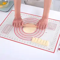 Reusable Silicone Pastry Mat with Measurement, Non-Stick